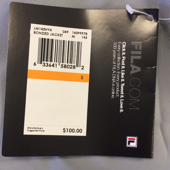 FILA light grey jacket with tags - Picture 4 of 5